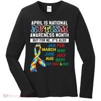 Every Month Is Autism Month Women's Long Sleeve Shirt thumb 0