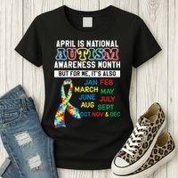 Every Month Is Autism Month Women's T-Shirt thumb 3