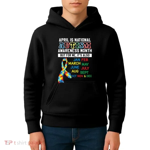 Every Month Is Autism Month Kids Hoodie