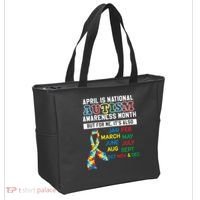 Every Month Is Autism Month Tote Bag thumb 2