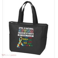 Every Month Is Autism Month Tote Bag thumb 3