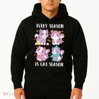 Every Season Is Cat Season Hoodie thumb 2