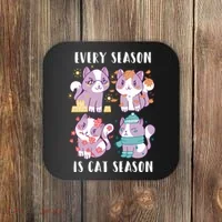 Every Season Is Cat Season Coaster thumb 0