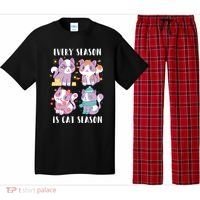 Every Season Is Cat Season Pajama Set thumb 0