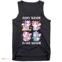 Every Season Is Cat Season Tank Top thumb 0
