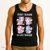 Every Season Is Cat Season Tank Top thumb 3