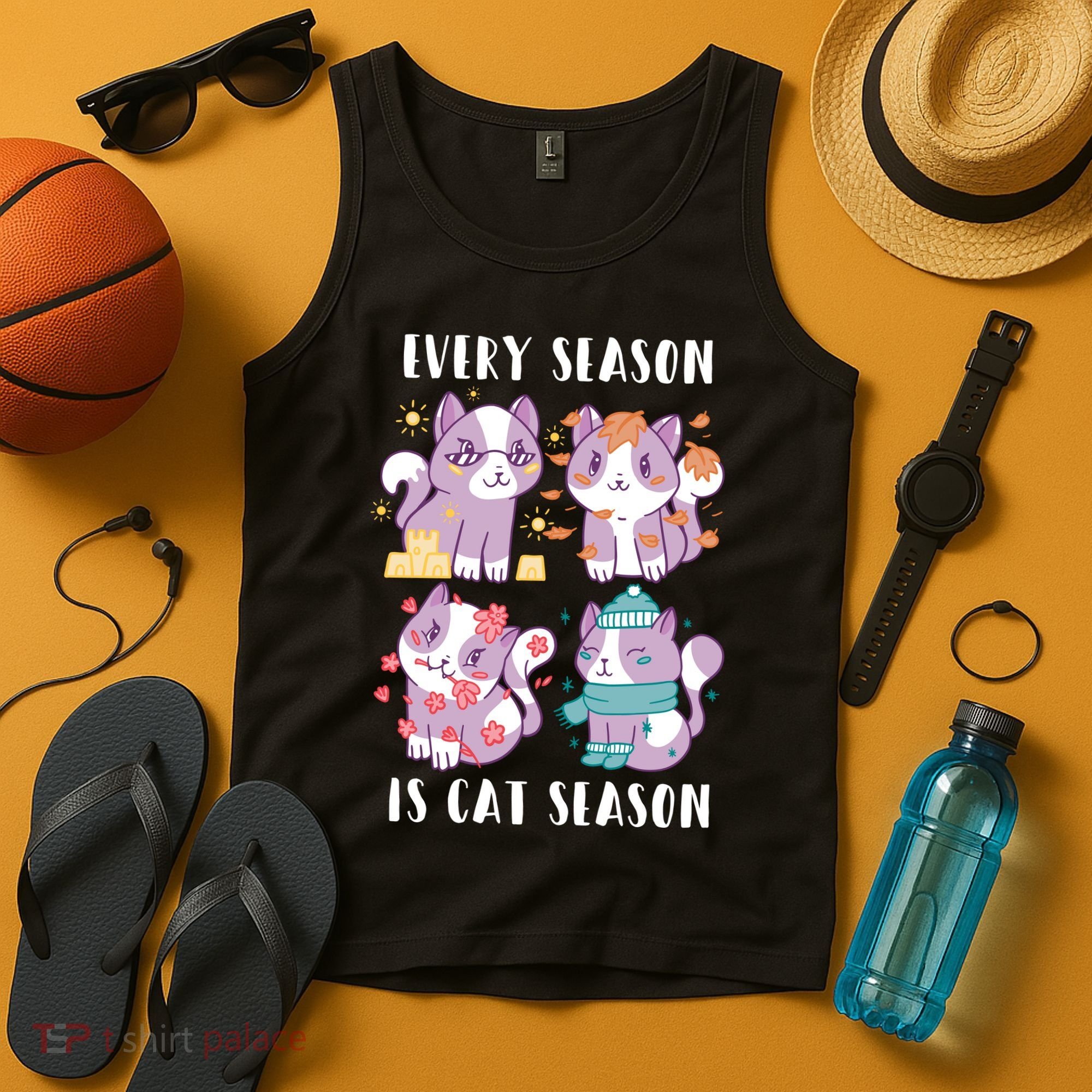 Every Season Is Cat Season Tank Top