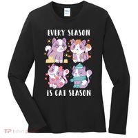 Every Season Is Cat Season Women's Long Sleeve Shirt thumb 0