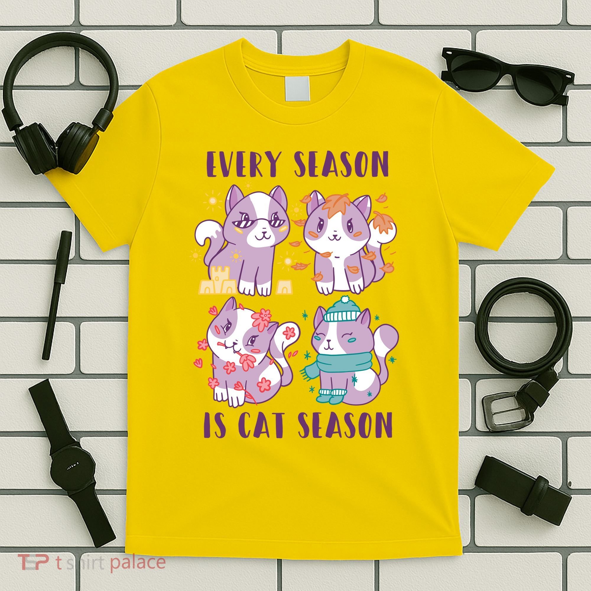 Every Season Is Cat Season T-Shirt