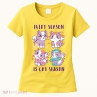 Every Season Is Cat Season Women's T-Shirt thumb 0