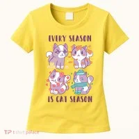 Every Season Is Cat Season Women's T-Shirt thumb 0