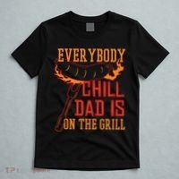 Everybody Chill Dad Is On The Grill T-Shirt thumb 5
