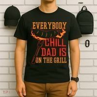 Everybody Chill Dad Is On The Grill T-Shirt thumb 6