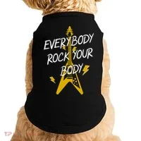 Everybody Rock Your Body Doggie Tank thumb 0