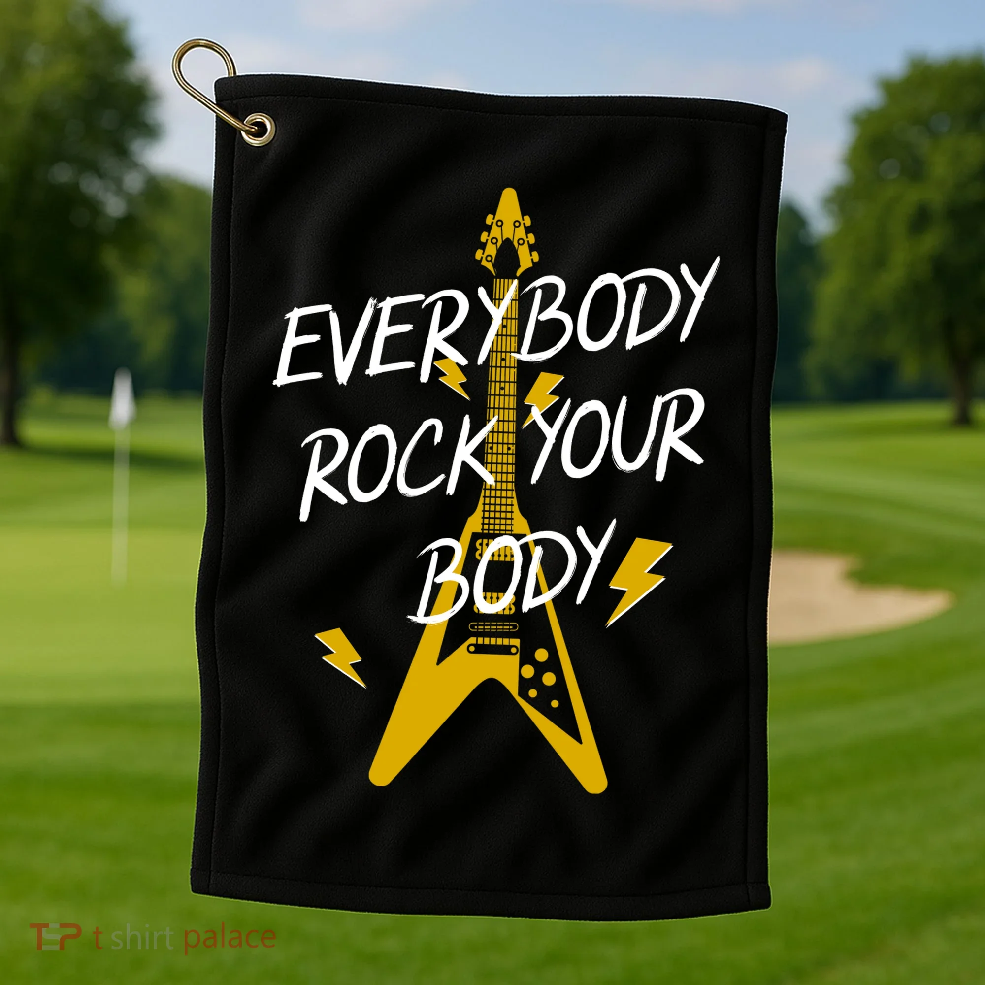 Everybody Rock Your Body Golf Towel