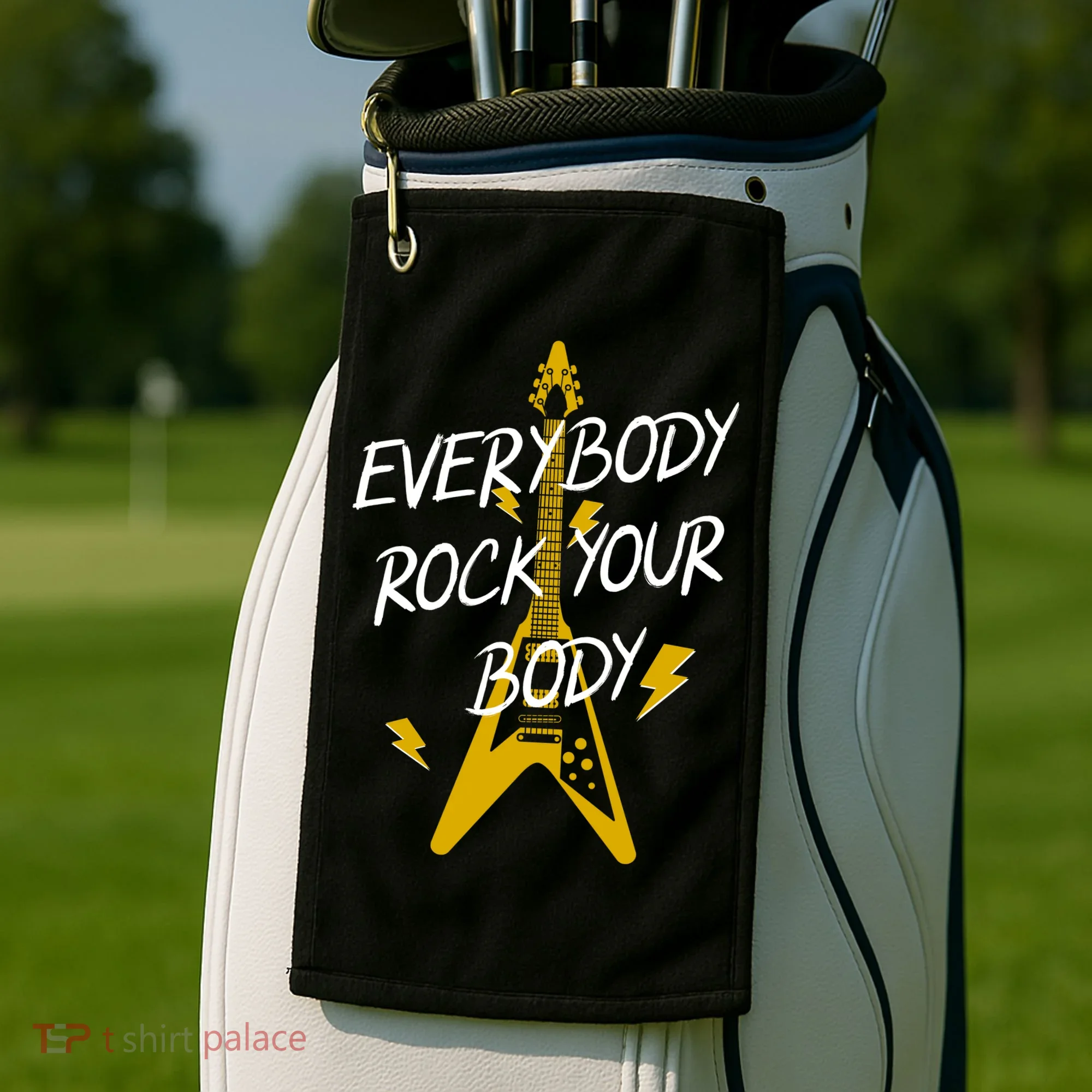 Everybody Rock Your Body Golf Towel