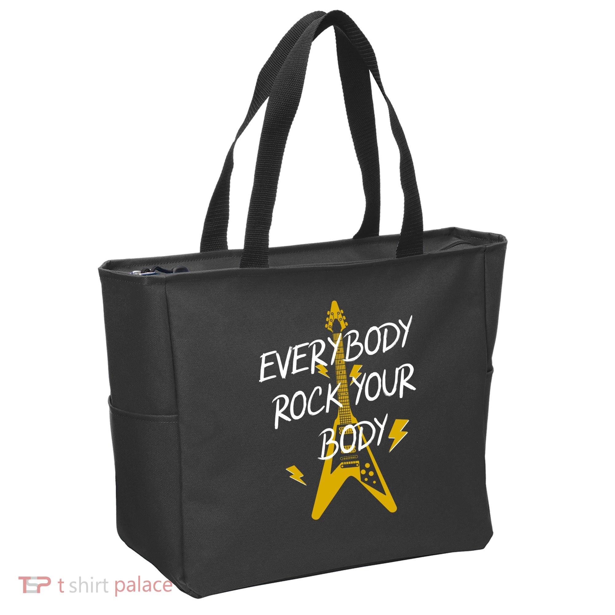 Everybody Rock Your Body Tote Bag