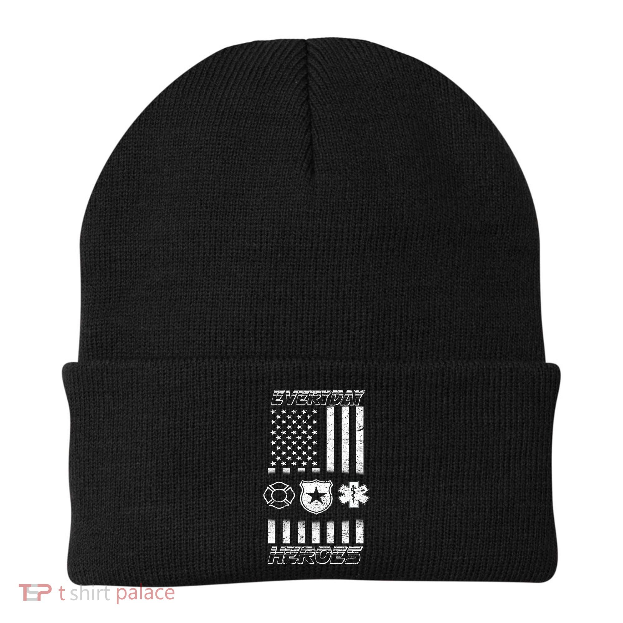 Everyday Heroes Firefighters  EMT Police Beanie