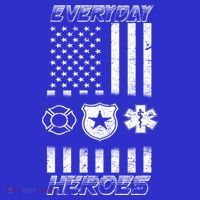 Everyday Heroes Firefighters  EMT Police Mousepad thumb 1