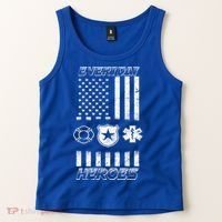 Everyday Heroes Firefighters  EMT Police Tank Top thumb 2