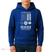 Everyday Heroes Firefighters  EMT Police Kids Hoodie thumb 4