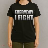 Everyday I Fight Cancer Tribute T-Shirt thumb 4