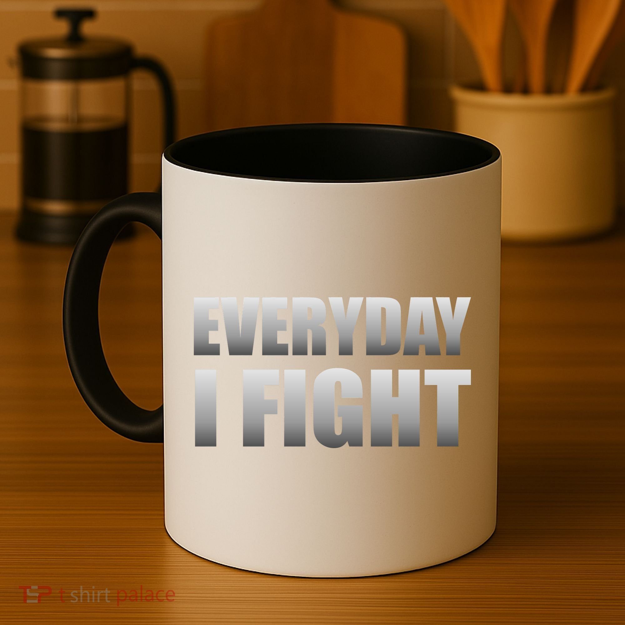 Everyday I Fight Cancer Tribute Coffee Mug