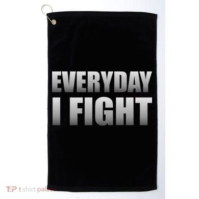 Everyday I Fight Cancer Tribute Golf Towel