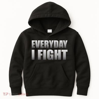 Everyday I Fight Cancer Tribute Kids Hoodie