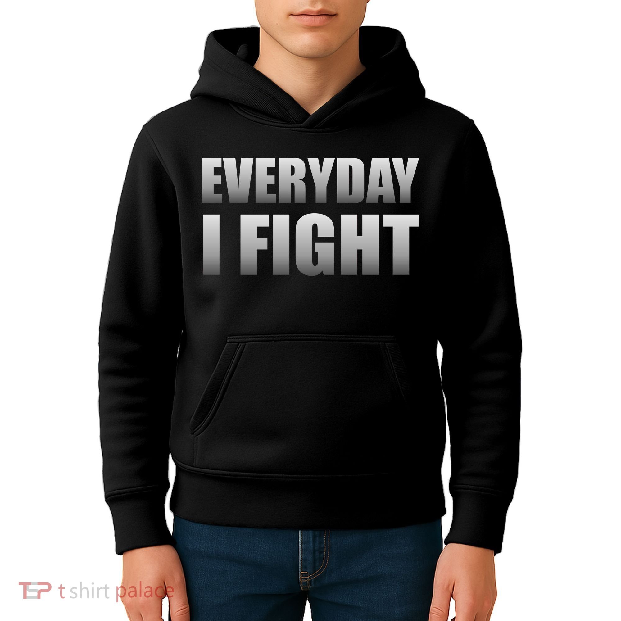Everyday I Fight Cancer Tribute Kids Hoodie