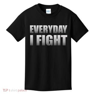 Everyday I Fight Cancer Tribute Kids T-Shirt