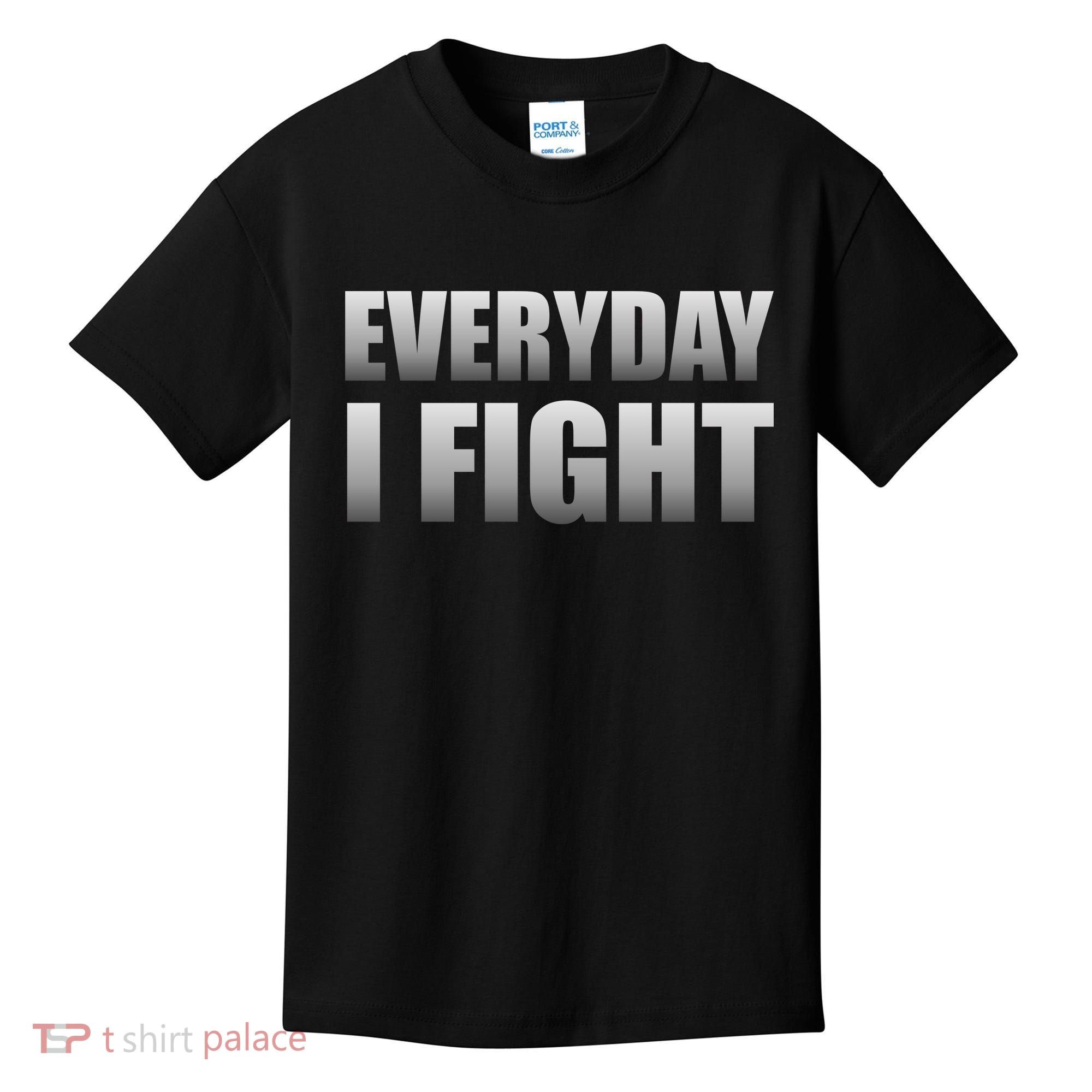 Everyday I Fight Cancer Tribute Kids T-Shirt