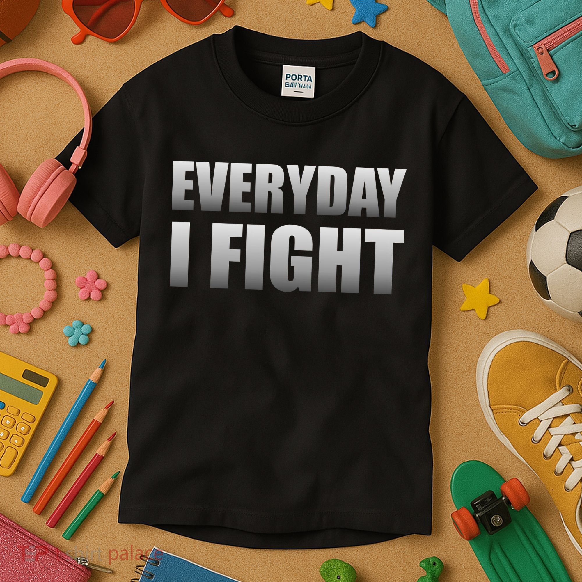 Everyday I Fight Cancer Tribute Kids T-Shirt