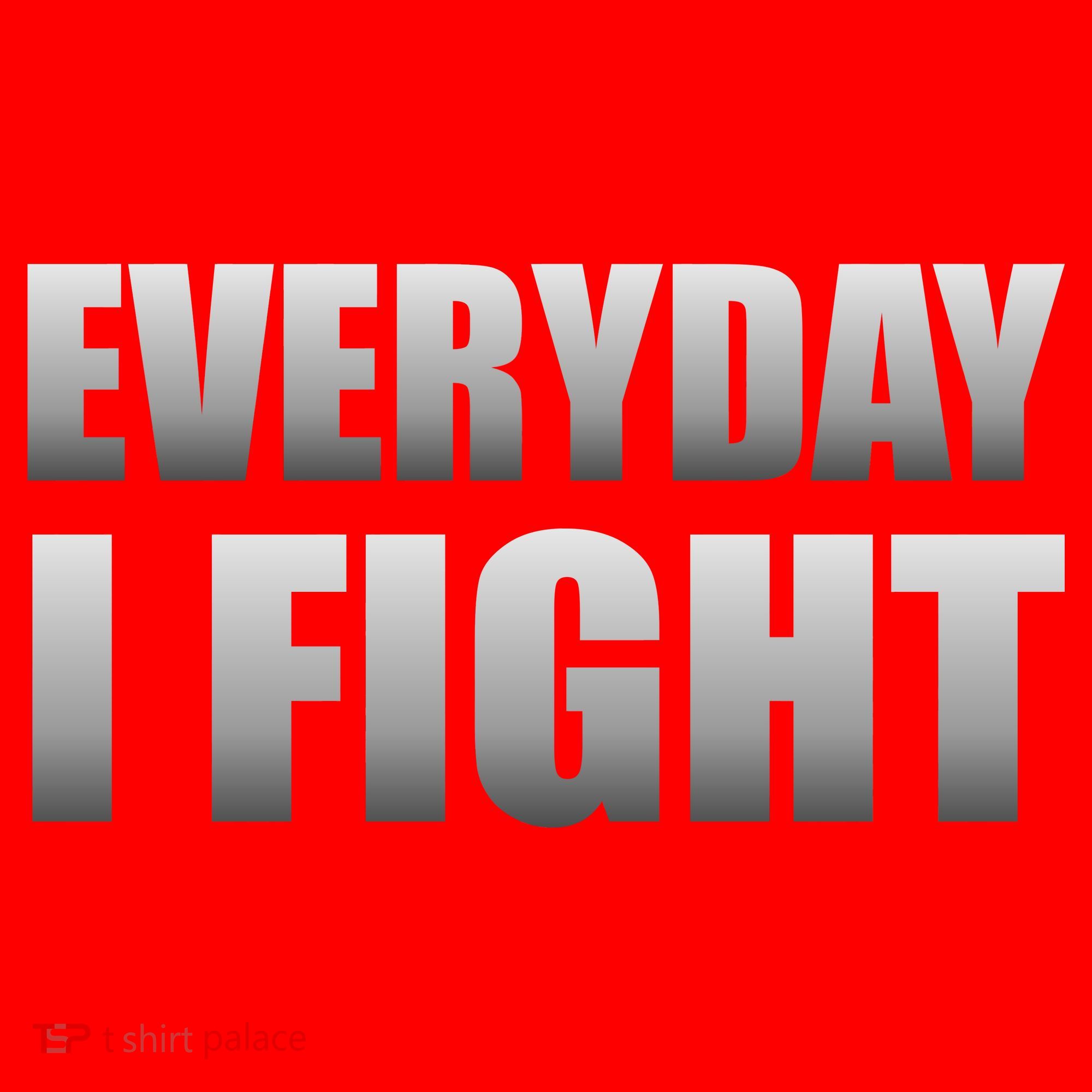 Everyday I Fight Cancer Tribute Santa Hat