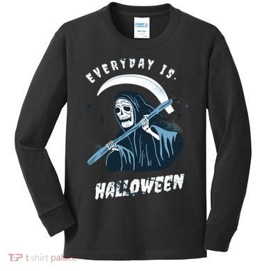 Everyday Is Halloween Kids Long Sleeve Shirt
