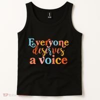 Everyone Deserves A Voice Tank Top thumb 2