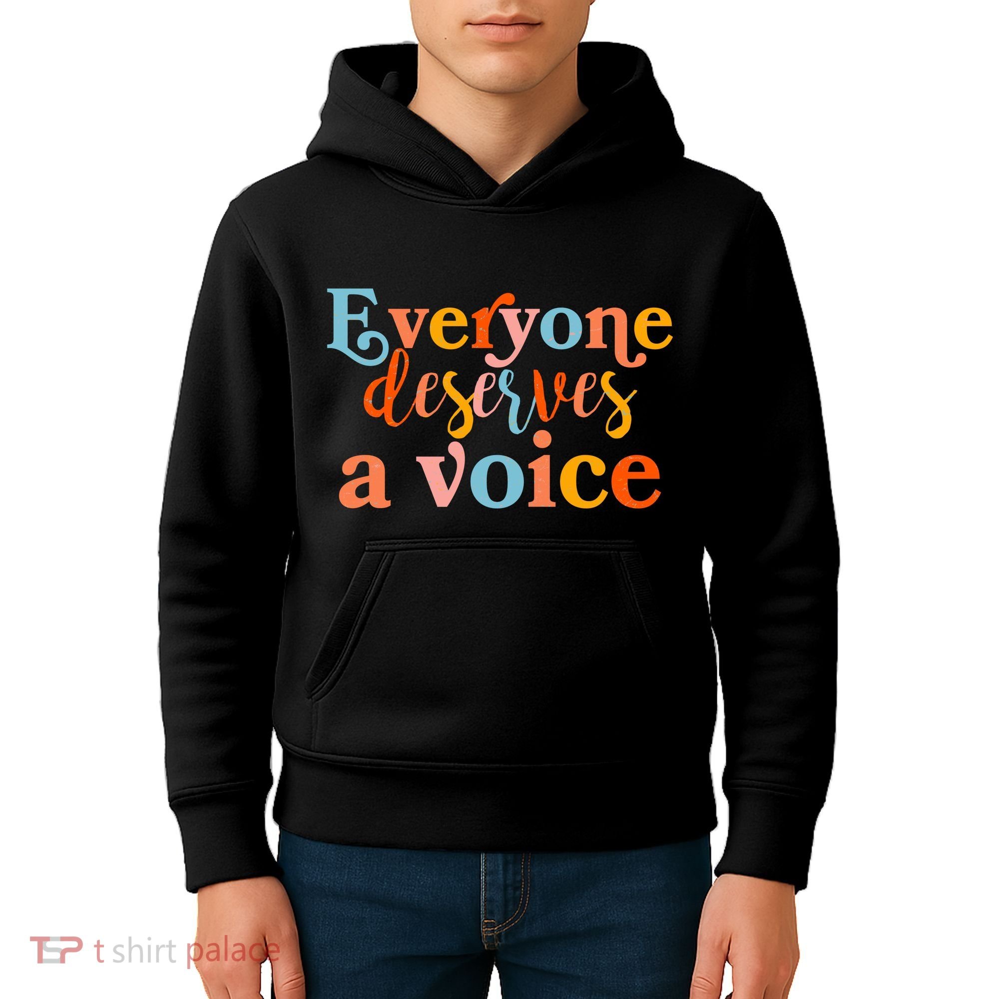 Everyone Deserves A Voice Kids Hoodie