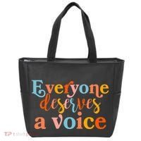 Everyone Deserves A Voice Tote Bag thumb 0