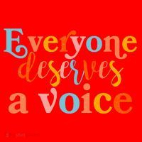 Everyone Deserves A Voice Santa Hat thumb 1