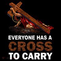Everyone Has A Cross To Carry Jesus Women's Hoodie thumb 2