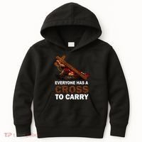 Everyone Has A Cross To Carry Jesus Kids Hoodie thumb 0