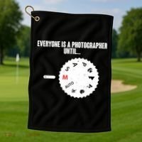 Everyone Is A Photographer Until Golf Towel thumb 1