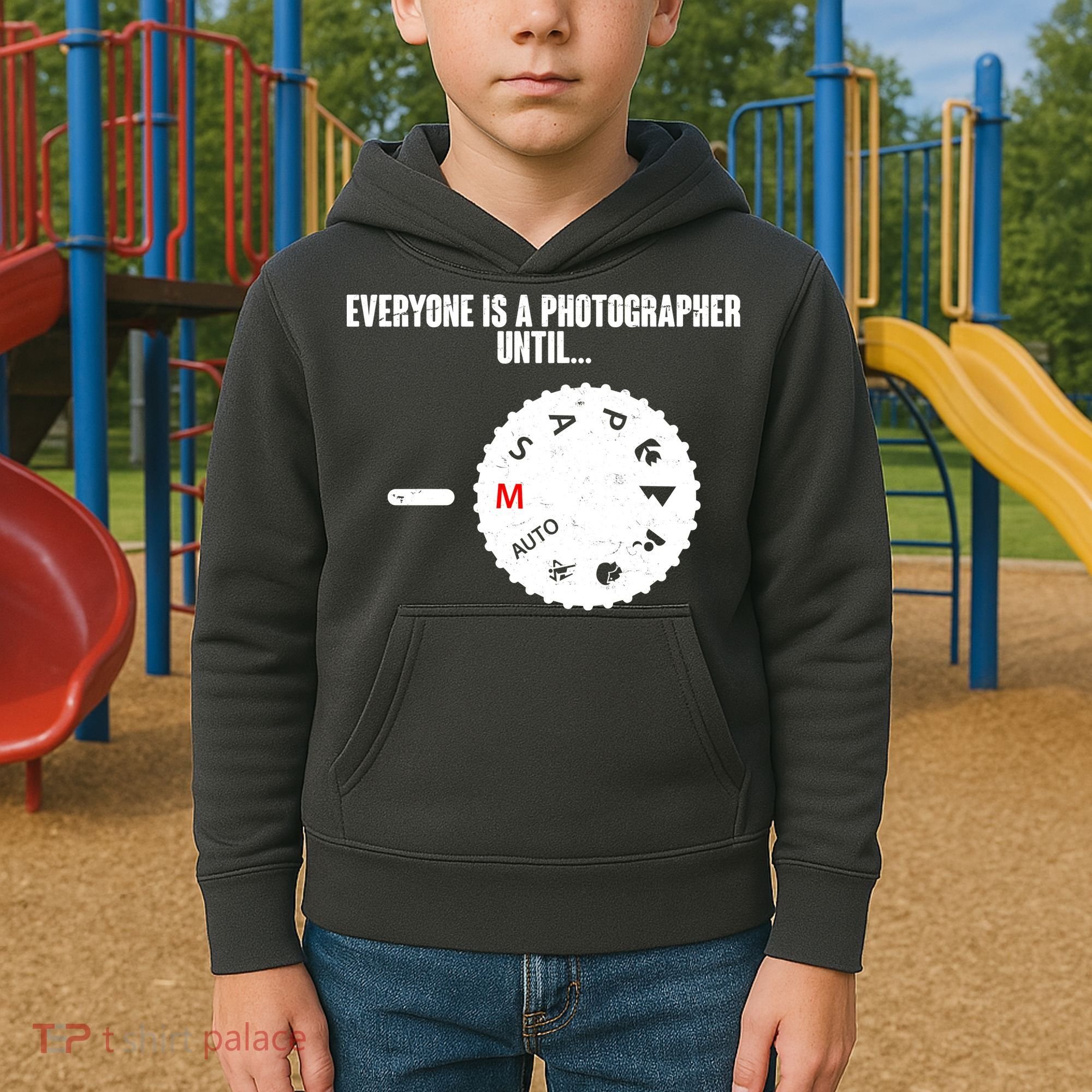 Everyone Is A Photographer Until Kids Hoodie
