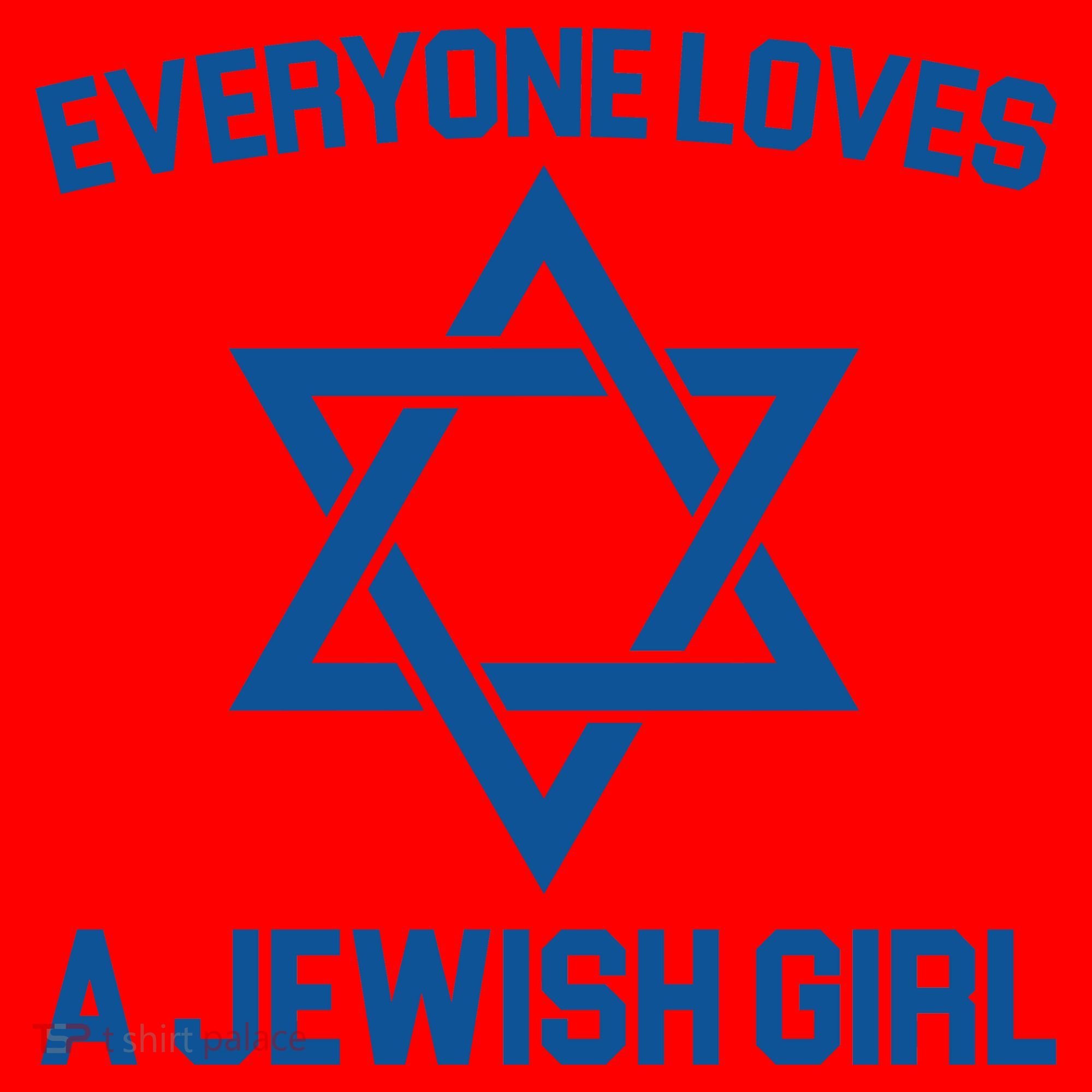 Everyone Loves a Jewish Girl Santa Hat