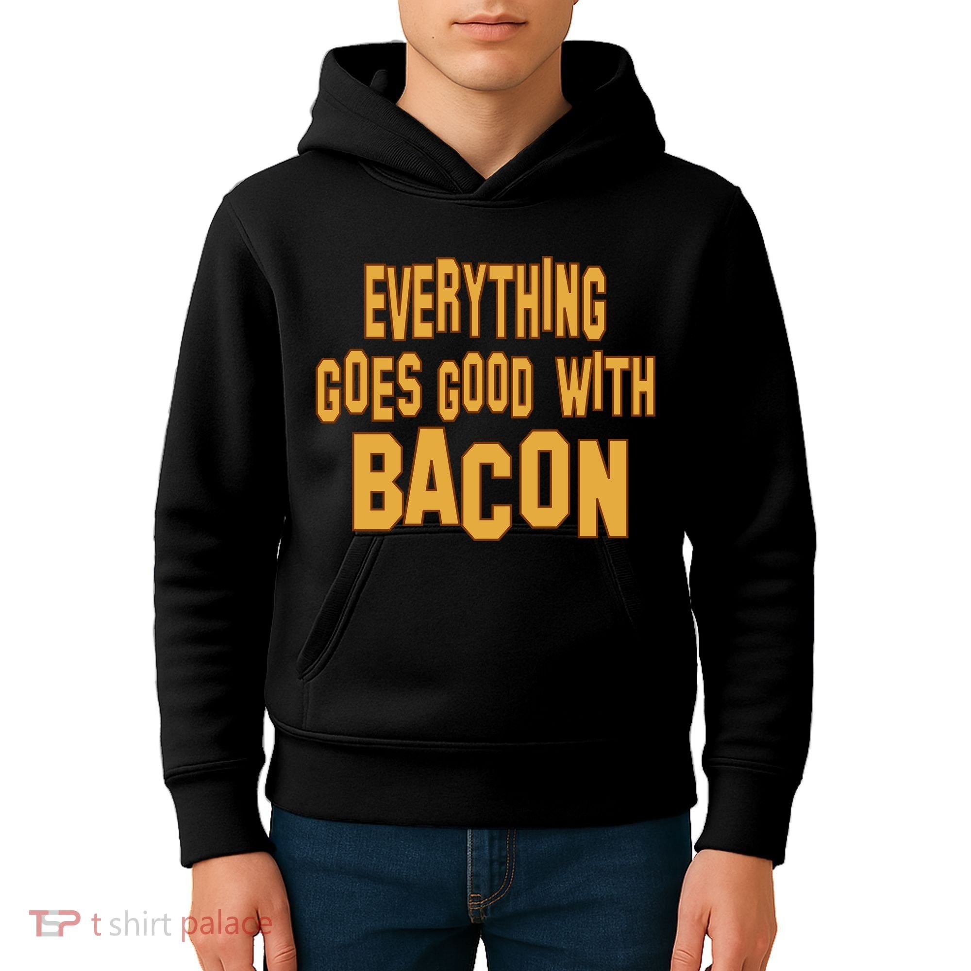 Everything Goes Good With Bacon Kids Hoodie