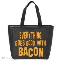 Everything Goes Good With Bacon Tote Bag thumb 0