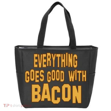 Everything Goes Good With Bacon Tote Bag