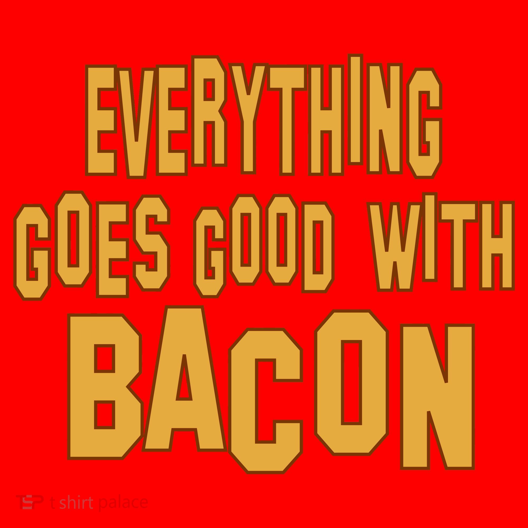 Everything Goes Good With Bacon Santa Hat