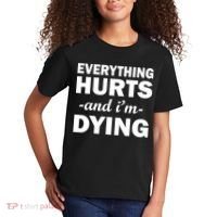 Everything Hurts And I'm Dying Kids T-Shirt thumb 2