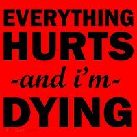 Everything Hurts And I'm Dying Santa Hat thumb 1